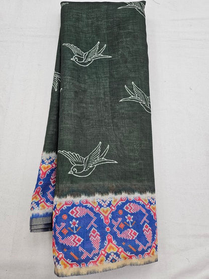 Kanchipuram Blended Trendy Kalamkari Silk Saree 637 – Kanchipuram Lakshaya Silks
