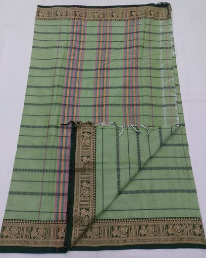 Kanchipuram Blended Trendy Cotton Silk Saree 598 – Kanchipuram Lakshaya Silks