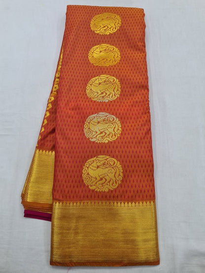 Kanchipuram Blended Fancy Silk Saree 016 – Kanchipuram Lakshaya Silks