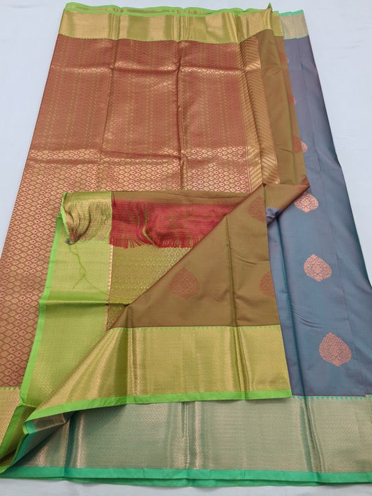 Kanchipuram Blended Fancy Silk Saree 017
