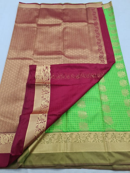 Kanchipuram Blended Fancy Silk Saree 019 – Kanchipuram Lakshaya Silks