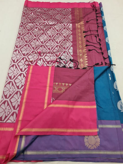 Kanchipuram Blended Fancy Silk Saree 021 – Kanchipuram Lakshaya Silks