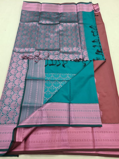 Kanchipuram Blended Fancy Silk Saree 022 – Kanchipuram Lakshaya Silks