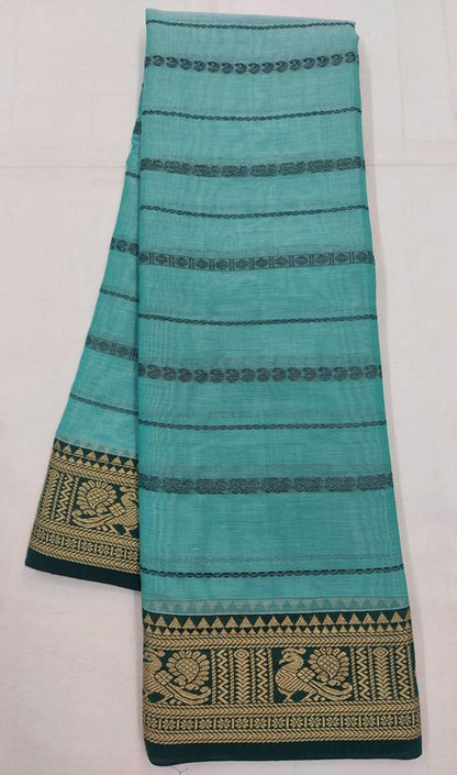 Kanchipuram Blended Trendy Cotton Silk Saree 601 – Kanchipuram Lakshaya Silks