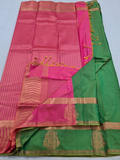 Kanchipuram Blended Fancy Silk Saree 023 – Kanchipuram Lakshaya Silks