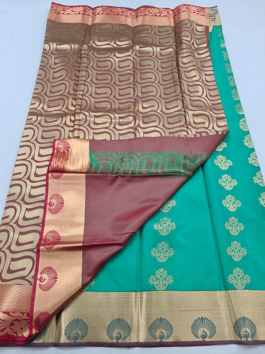 Kanchipuram Blended Fancy Silk Saree 038