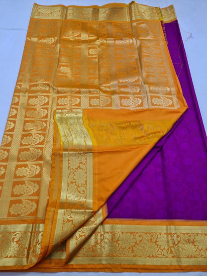 Kanchipuram Blended Fancy Silk Saree 042 – Kanchipuram Lakshaya Silks