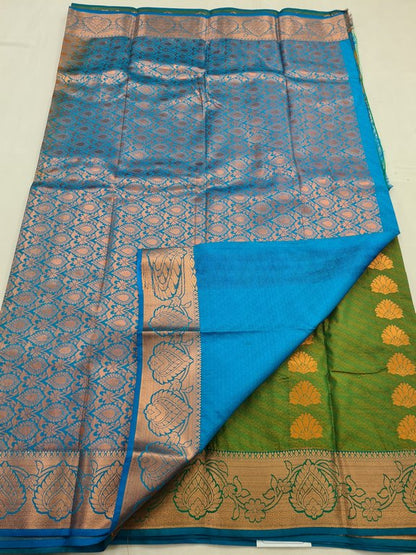 Kanchipuram Blended Fancy Silk Saree 043 – Kanchipuram Lakshaya Silks