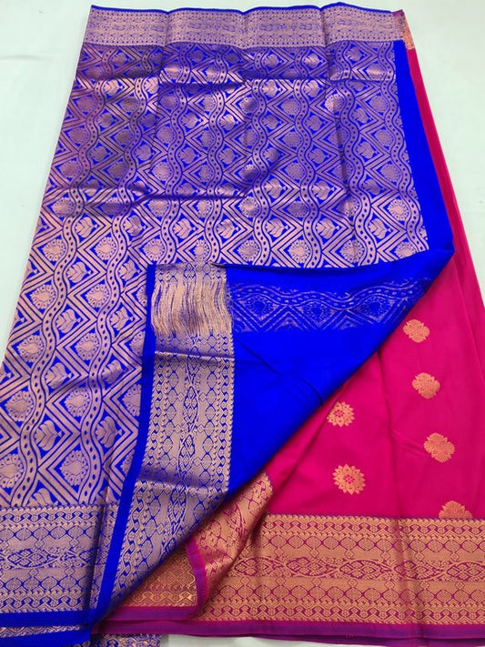 Kanchipuram Blended Fancy Silk Saree 047
