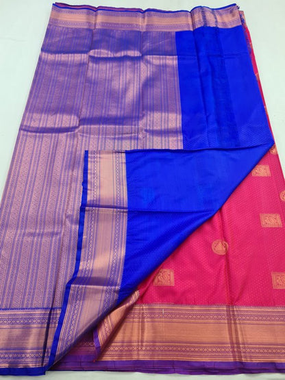 Kanchipuram Blended Fancy Silk Saree 049 – Kanchipuram Lakshaya Silks