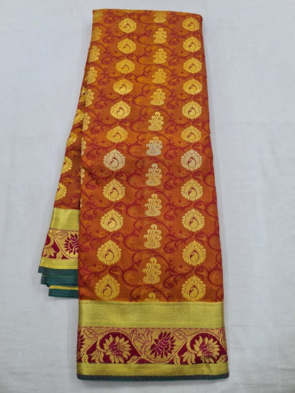 Kanchipuram Blended Fancy Silk Saree 055 – Kanchipuram Lakshaya Silks