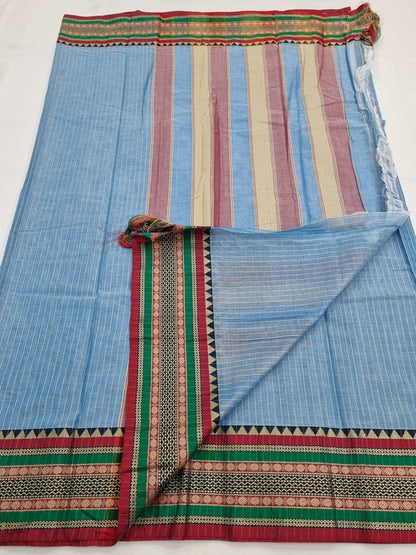 Kanchipuram Blended Trendy Cotton Silk Saree 606 – Kanchipuram Lakshaya Silks