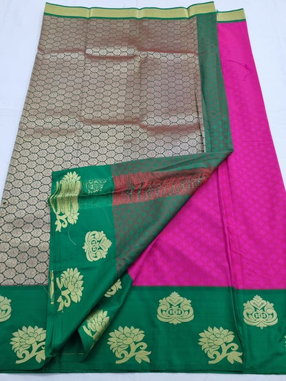 Kanchipuram Blended Fancy Silk Saree 067 – Kanchipuram Lakshaya Silks