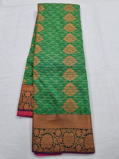 Kanchipuram Blended Fancy Silk Saree 074 – Kanchipuram Lakshaya Silks