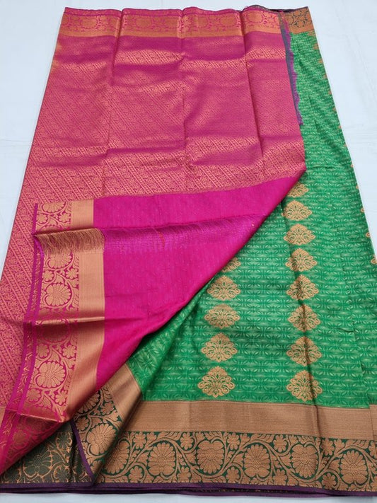 Kanchipuram Blended Fancy Silk Saree 074