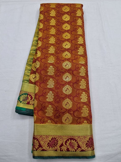 Kanchipuram Blended Fancy Silk Saree 080 – Kanchipuram Lakshaya Silks