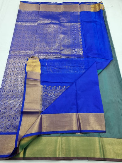 Kanchipuram Blended Fancy Silk Saree 086 – Kanchipuram Lakshaya Silks