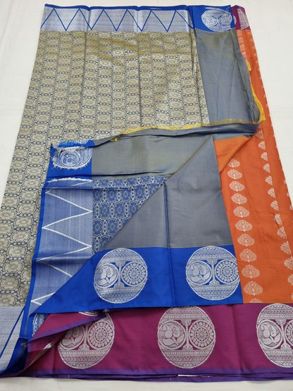 Kanchipuram Blended Fancy Silk Saree 087 – Kanchipuram Lakshaya Silks