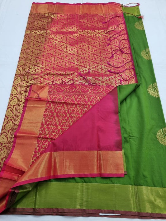 Kanchipuram Blended Fancy Silk Saree 090