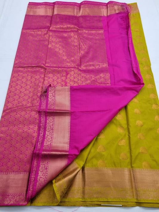 Kanchipuram Blended Fancy Silk Saree 094
