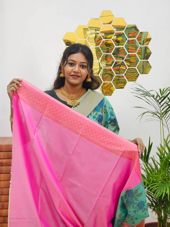 Kanchipuram Blended Trendy Soft Silk Saree 654