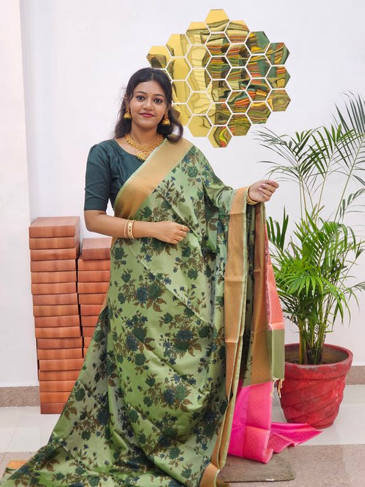 Kanchipuram Blended Trendy Soft Silk Saree 658