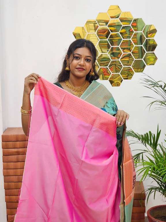 Kanchipuram Blended Trendy Soft Silk Saree 656