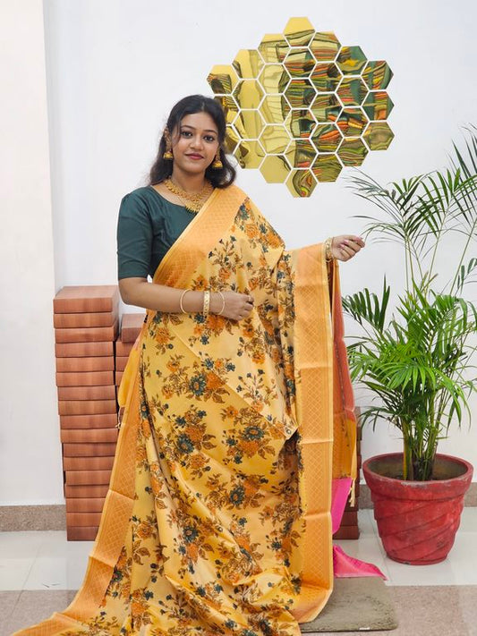 Kanchipuram Blended Trendy Soft Silk Saree 651