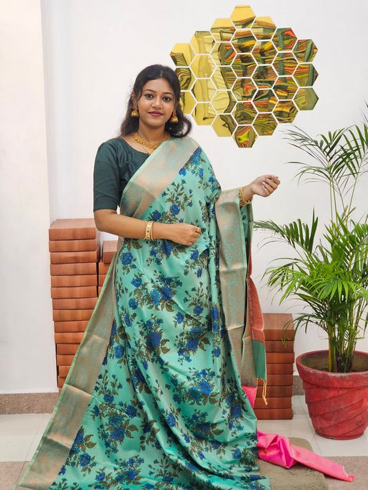 Kanchipuram Blended Trendy Soft Silk Saree 648