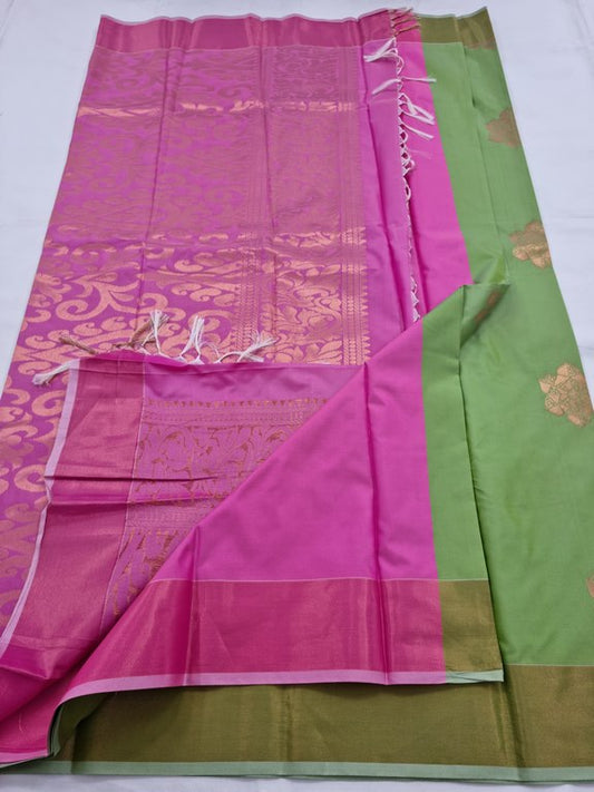 Kanchipuram Blended Fancy Silk Saree 101