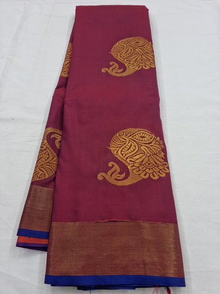 Kanchipuram Blended Fancy Silk Saree 105