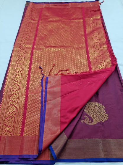 Kanchipuram Blended Fancy Silk Saree 105 – Kanchipuram Lakshaya Silks