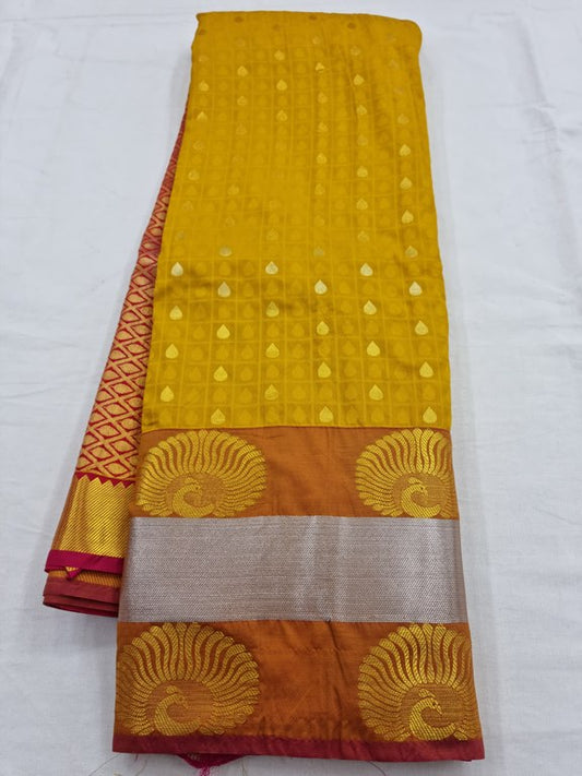 Kanchipuram Blended Fancy Silk Saree 109