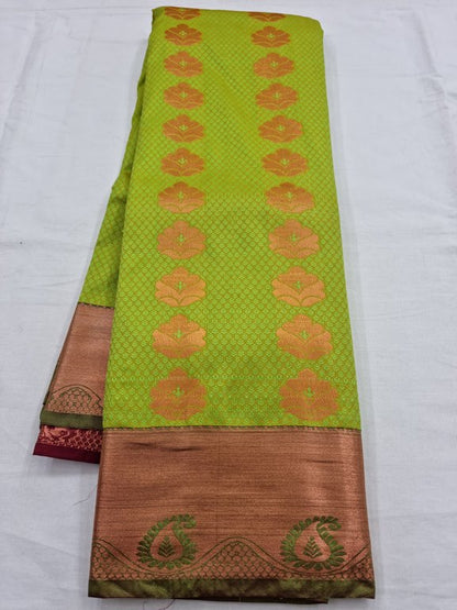 Kanchipuram Blended Fancy Silk Saree 113 – Kanchipuram Lakshaya Silks