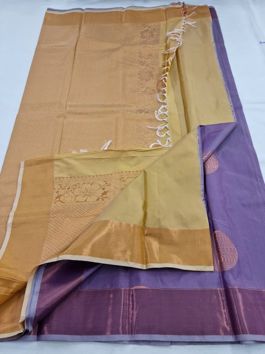 Kanchipuram Blended Fancy Silk Saree 114
