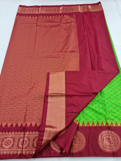 Kanchipuram Blended Fancy Silk Saree 115 – Kanchipuram Lakshaya Silks