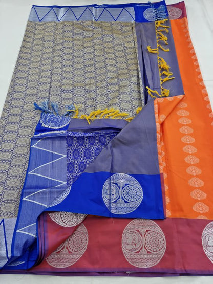 Kanchipuram Blended Fancy Silk Saree 116 – Kanchipuram Lakshaya Silks