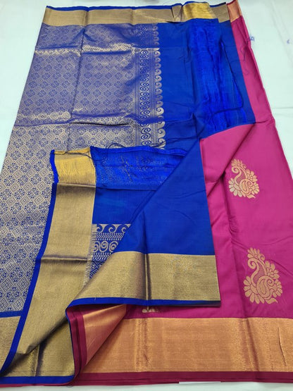 Kanchipuram Blended Fancy Silk Saree 122 – Kanchipuram Lakshaya Silks