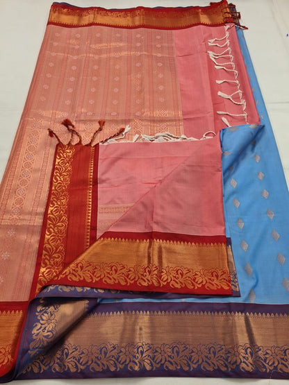 Kanchipuram Blended Fancy Silk Saree 123 – Kanchipuram Lakshaya Silks