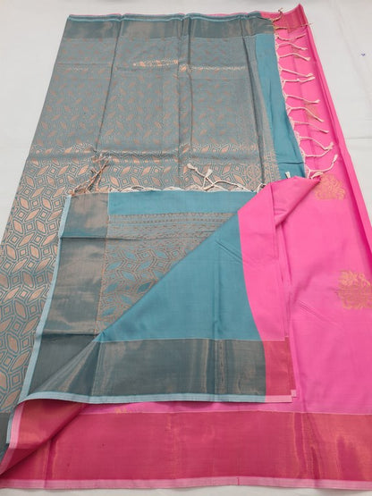 Kanchipuram Blended Fancy Silk Saree 124 – Kanchipuram Lakshaya Silks