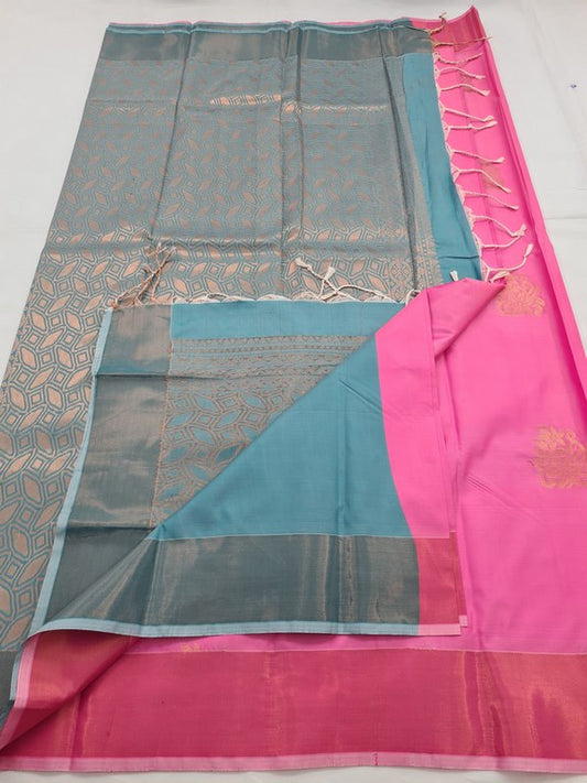Kanchipuram Blended Fancy Silk Saree 124