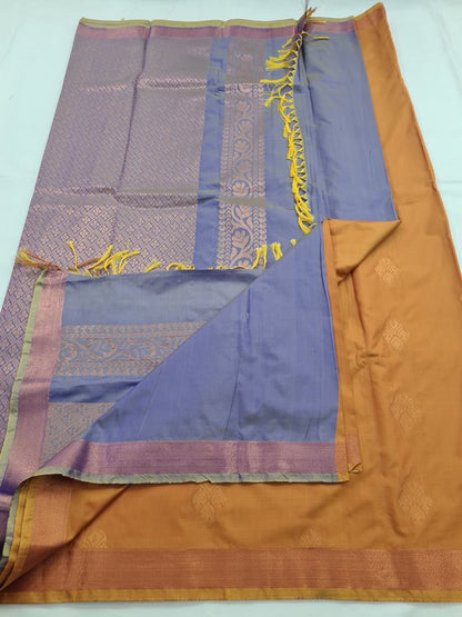 Kanchipuram Blended Fancy Silk Saree 131 – Kanchipuram Lakshaya Silks