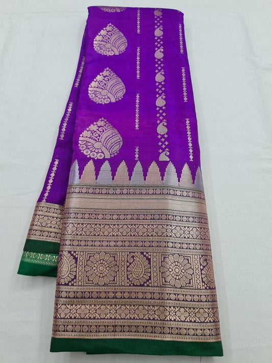 Kanchipuram Blended Fancy Silk Saree 133