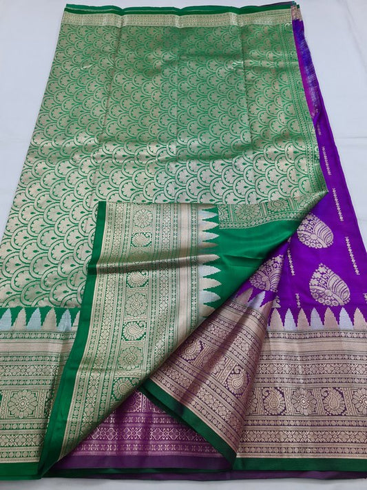 Kanchipuram Blended Fancy Silk Saree 133
