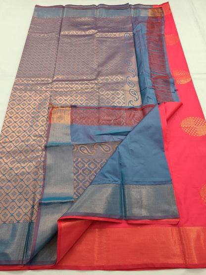 Kanchipuram Blended Fancy Silk Saree 134 – Kanchipuram Lakshaya Silks