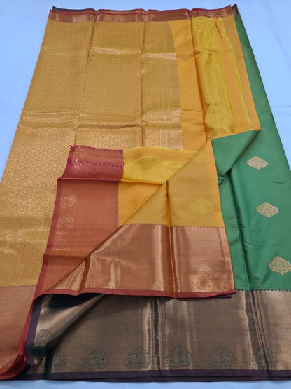 Kanchipuram Blended Fancy Silk Saree 135 – Kanchipuram Lakshaya Silks