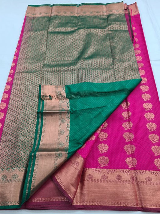 Kanchipuram Blended Fancy Silk Saree 136