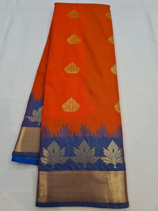 Kanchipuram Blended Fancy Silk Saree 137