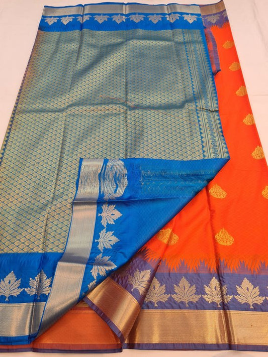 Kanchipuram Blended Fancy Silk Saree 137