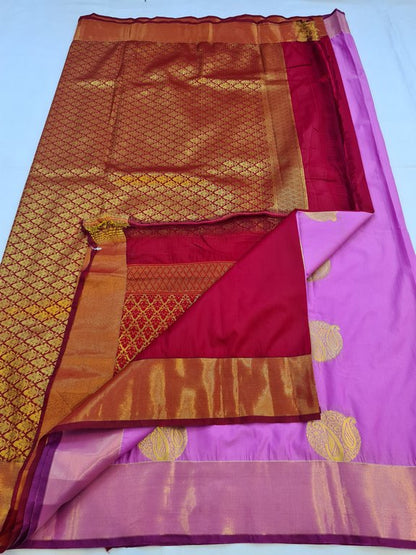 Kanchipuram Blended Fancy Silk Saree 138 – Kanchipuram Lakshaya Silks